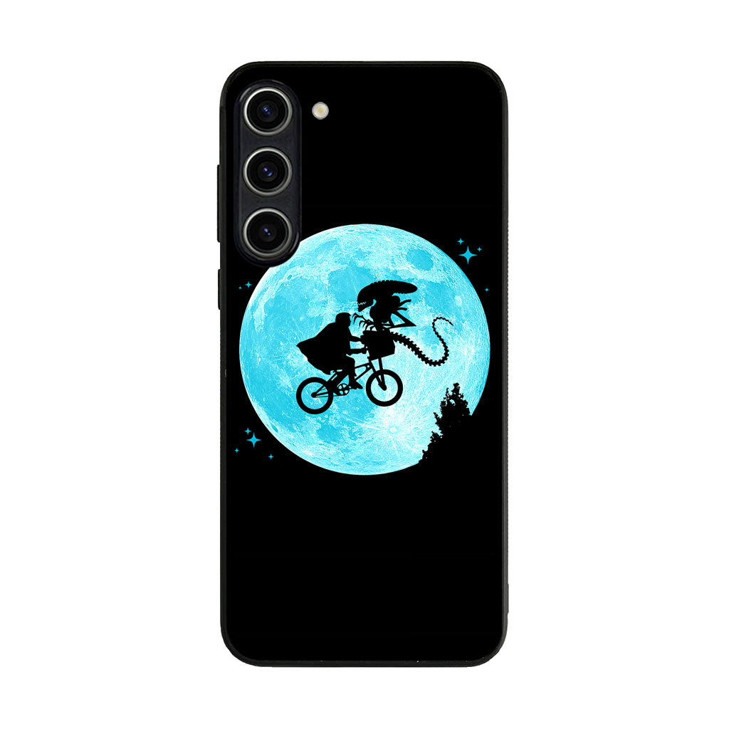 Alien Bike to the Moon Samsung Galaxy S23 / S23 Plus Case