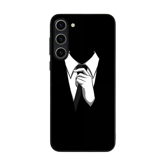 Anonymous Black White Tie Samsung Galaxy S23 / S23 Plus Case