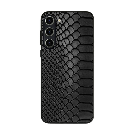 Black Snake Skin Texture Samsung Galaxy S23 / S23 Plus Case