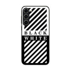 Black White Stripes Samsung Galaxy S23 / S23 Plus Case