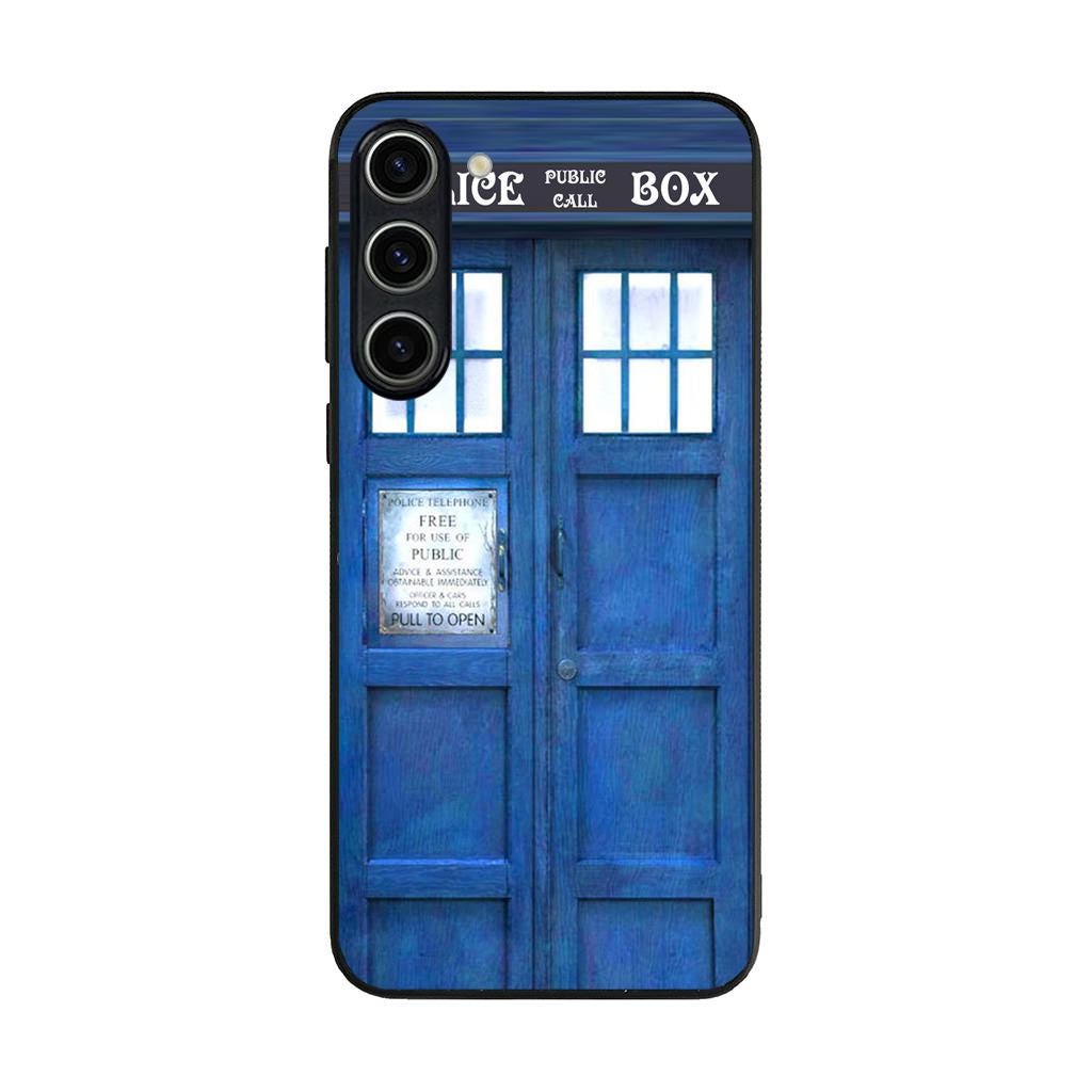 Blue Police Call Box Samsung Galaxy S23 / S23 Plus Case