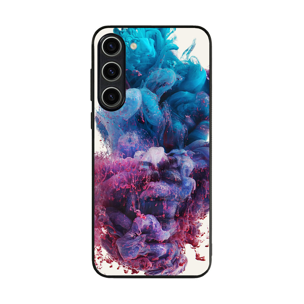 Colorful Dust Art on White Samsung Galaxy S23 / S23 Plus Case