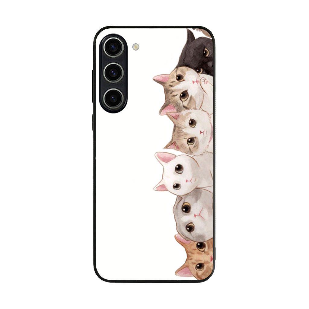 Cute Cats Vertical Samsung Galaxy S23 / S23 Plus Case