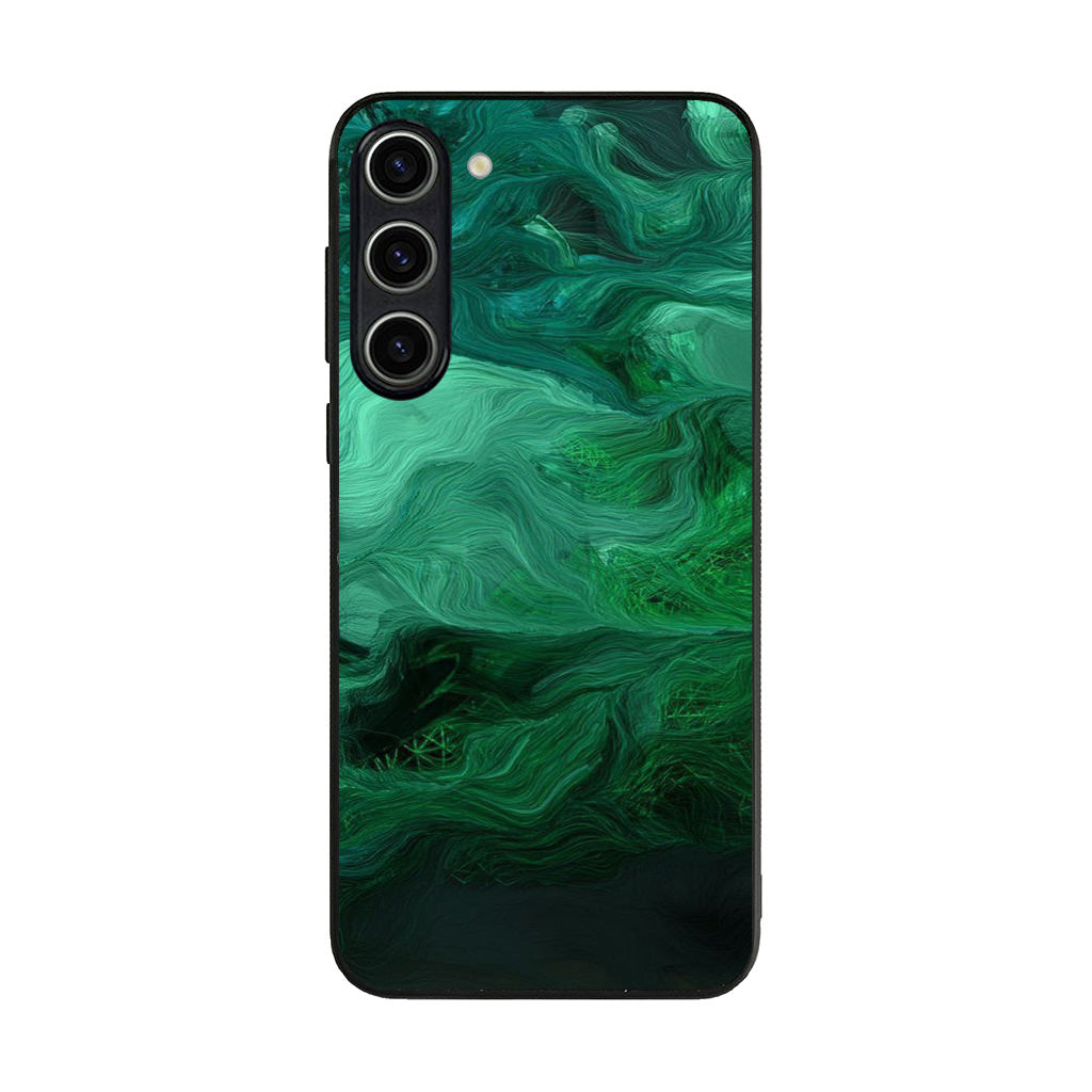 Green Abstract Art Samsung Galaxy S23 / S23 Plus Case