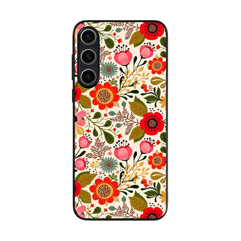 Hello Spring Pattern Samsung Galaxy S23 / S23 Plus Case