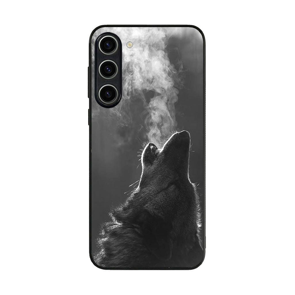 Howling Wolves Black and White Samsung Galaxy S23 / S23 Plus Case