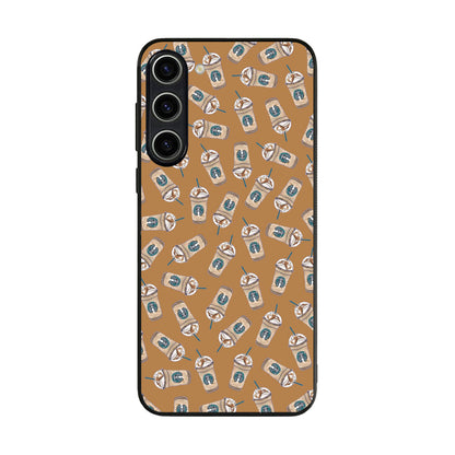 Iced Cappuccinos Lover Pattern Samsung Galaxy S23 / S23 Plus Case