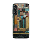 Painted Abstract Wood Sculptures Samsung Galaxy S23 / S23 Plus Case
