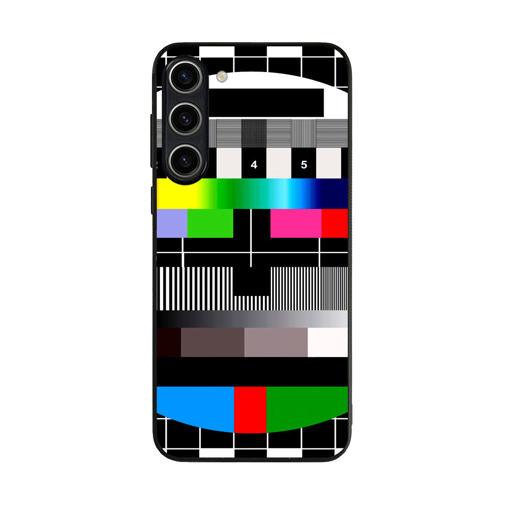 Scheme Pause TV Colorful Mesh Samsung Galaxy S23 / S23 Plus Case