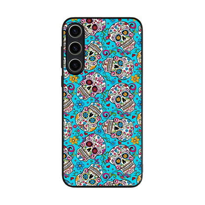 Skull Floral Sugar Samsung Galaxy S23 / S23 Plus Case