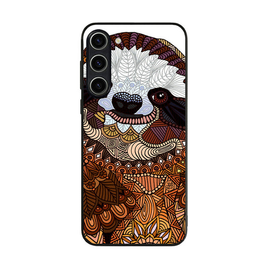 Sloth Ethnic Pattern Samsung Galaxy S23 / S23 Plus Case