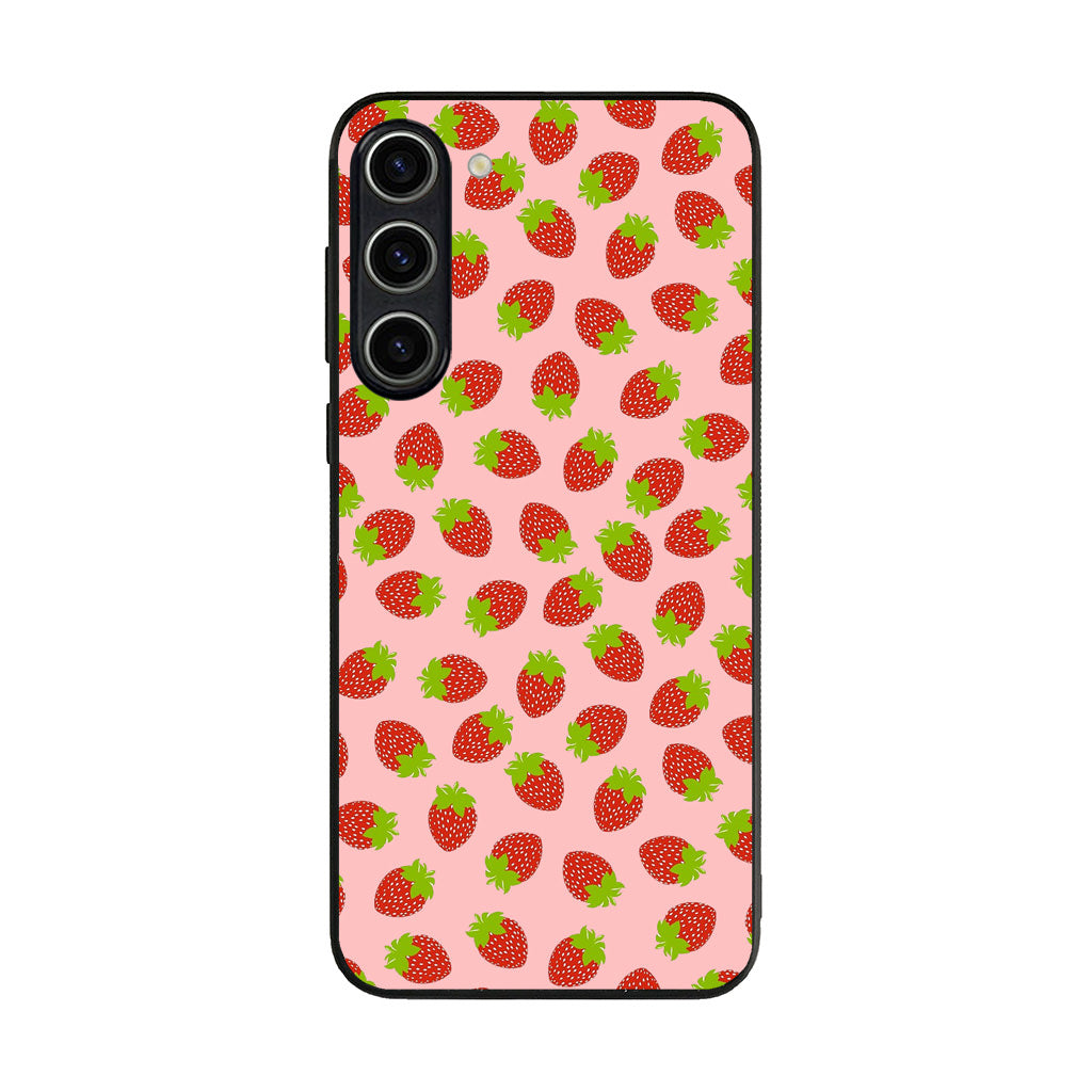 Strawberries Pattern Samsung Galaxy S23 / S23 Plus Case