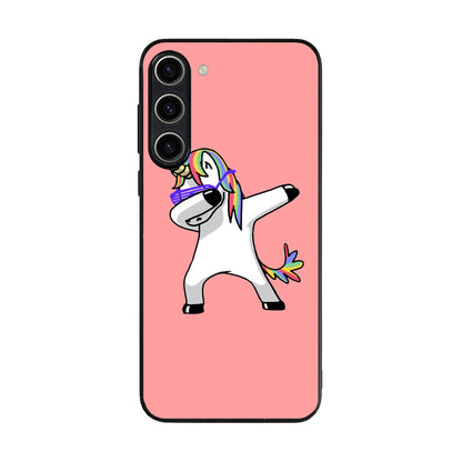 Unicorn Dabbing Pink Samsung Galaxy S23 / S23 Plus Case