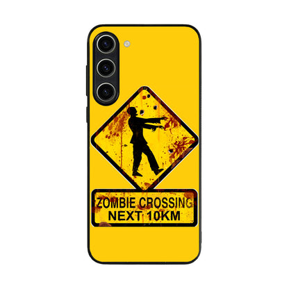 Zombie Crossing Sign Samsung Galaxy S23 / S23 Plus Case