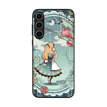 Alice And Cheshire Cat Poster Samsung Galaxy S23 / S23 Plus Case