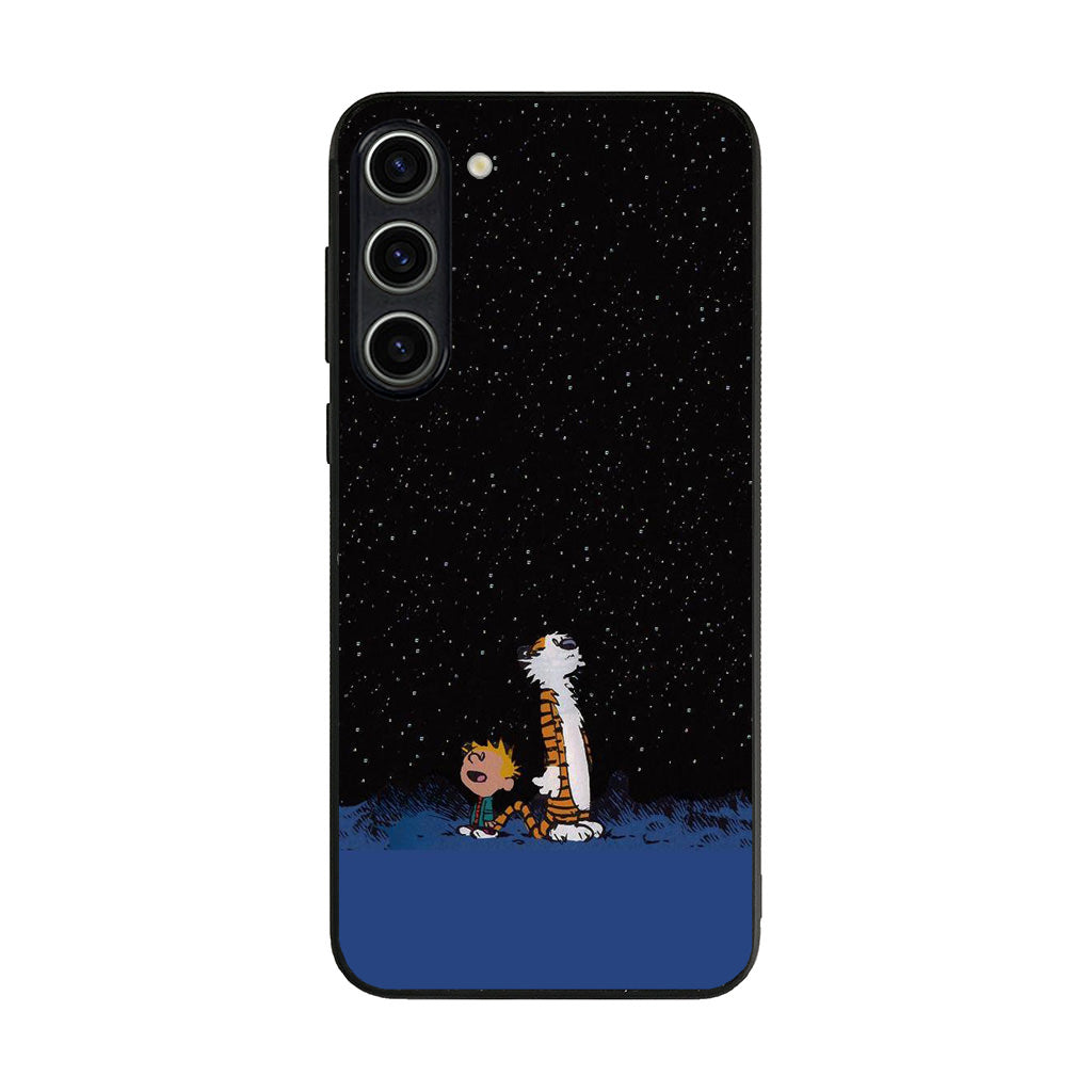 Calvin and Hobbes Space Samsung Galaxy S23 / S23 Plus Case