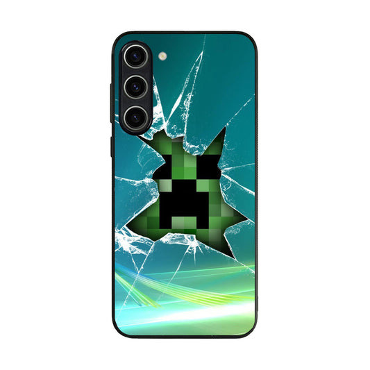 Creeper Glass Broken Green Samsung Galaxy S23 / S23 Plus Case