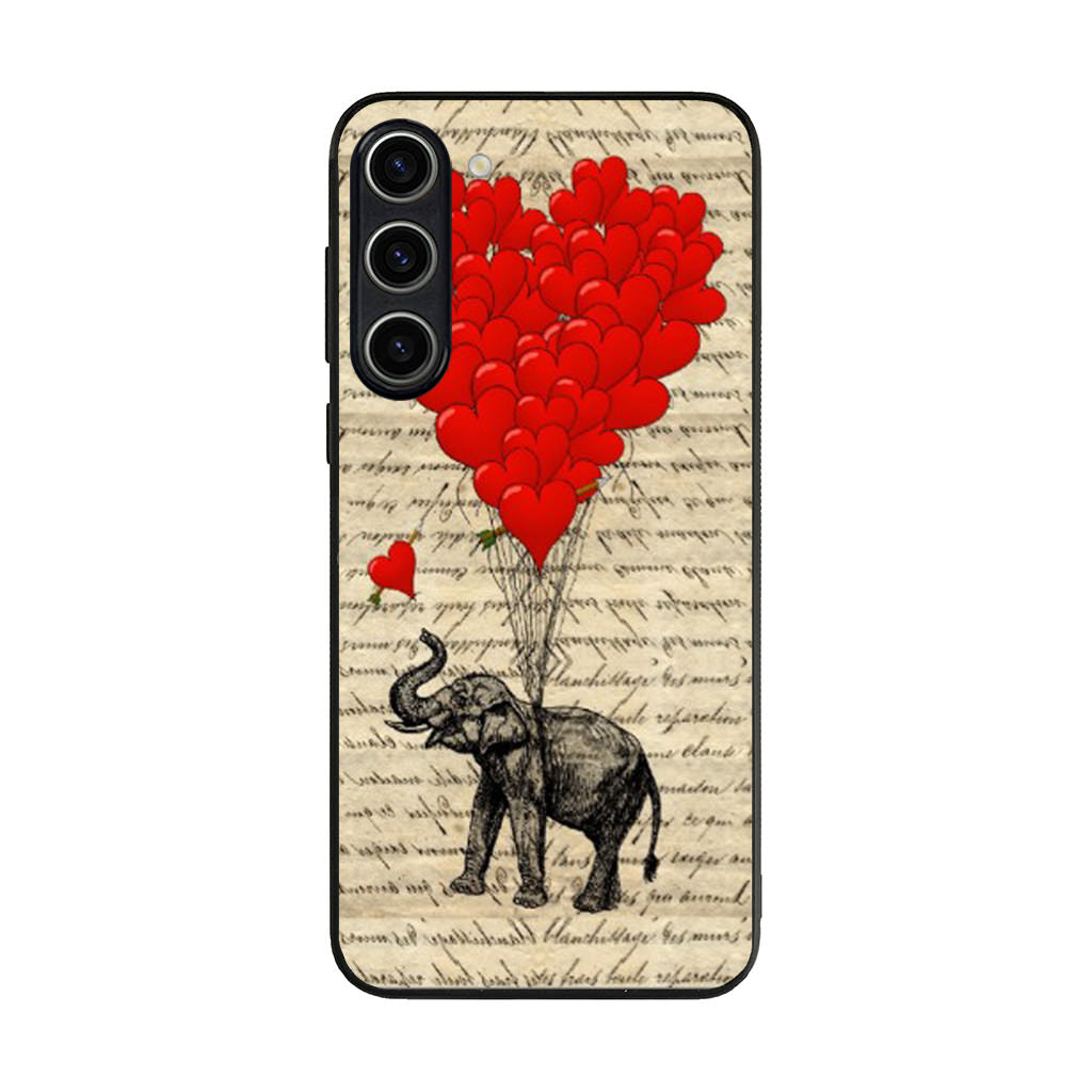 Elephant And Heart Samsung Galaxy S23 / S23 Plus Case