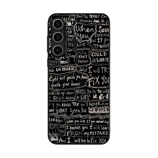 Fix You Lyrics Samsung Galaxy S23 / S23 Plus Case