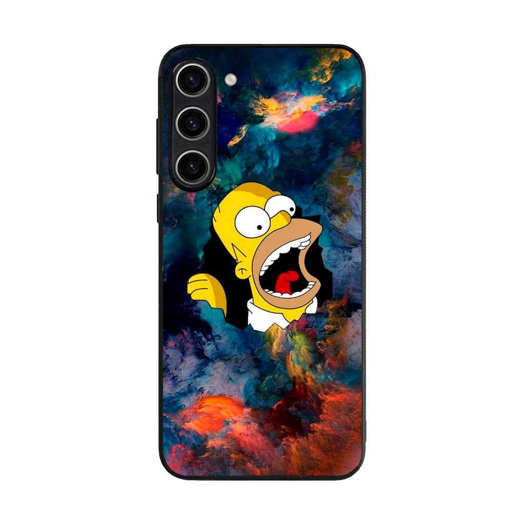 Homer Behind The Black Hole Samsung Galaxy S23 / S23 Plus Case