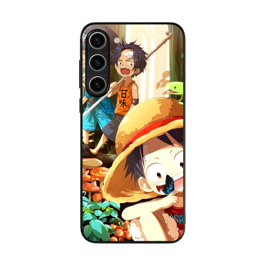 One Piece Little Sabo Ace Luffy Cute Samsung Galaxy S23 / S23 Plus Case