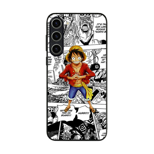 One Piece Luffy Comics Samsung Galaxy S23 / S23 Plus Case