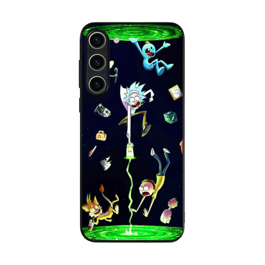 Rick And Morty Portal Fall Samsung Galaxy S23 / S23 Plus Case