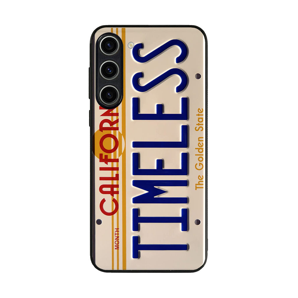 Back to the Future License Plate Timeless Samsung Galaxy S23 / S23 Plus Case