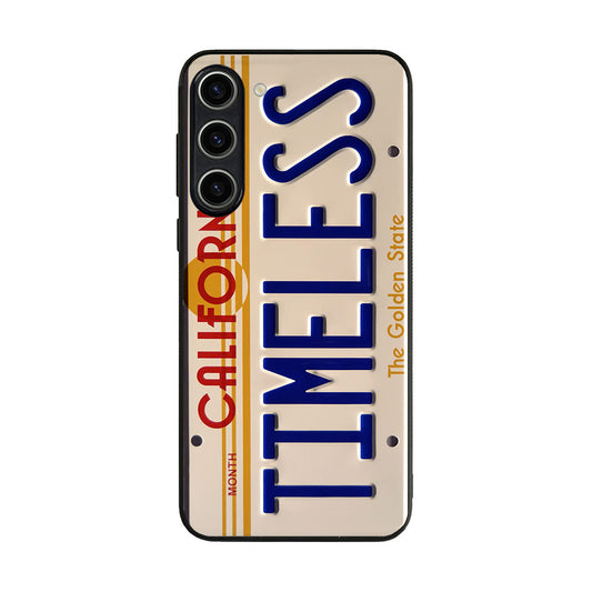 Back to the Future License Plate Timeless Samsung Galaxy S23 / S23 Plus Case