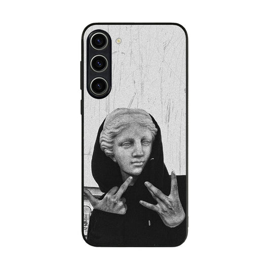 Greek Statue Wearing Hoodie Samsung Galaxy S23 / S23 Plus Case