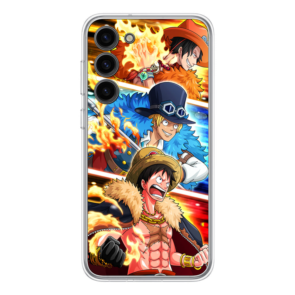 Ace Sabo Luffy Samsung Galaxy S23 / S23 Plus Case