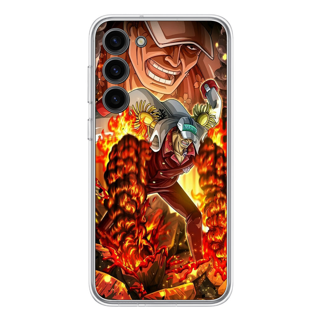 Akainu Exploding Volcano Samsung Galaxy S23 / S23 Plus Case