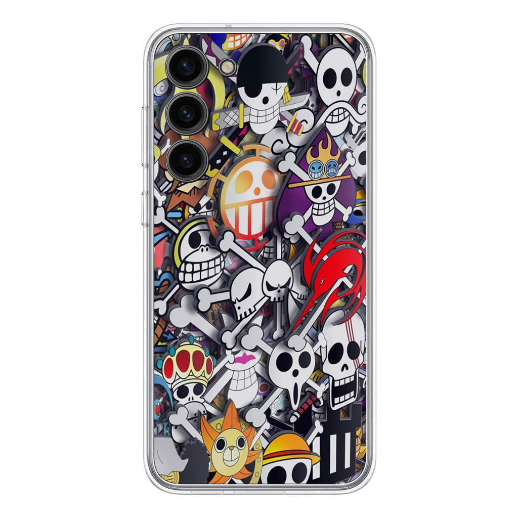 All Pirate Symbols One Piece Samsung Galaxy S23 / S23 Plus Case