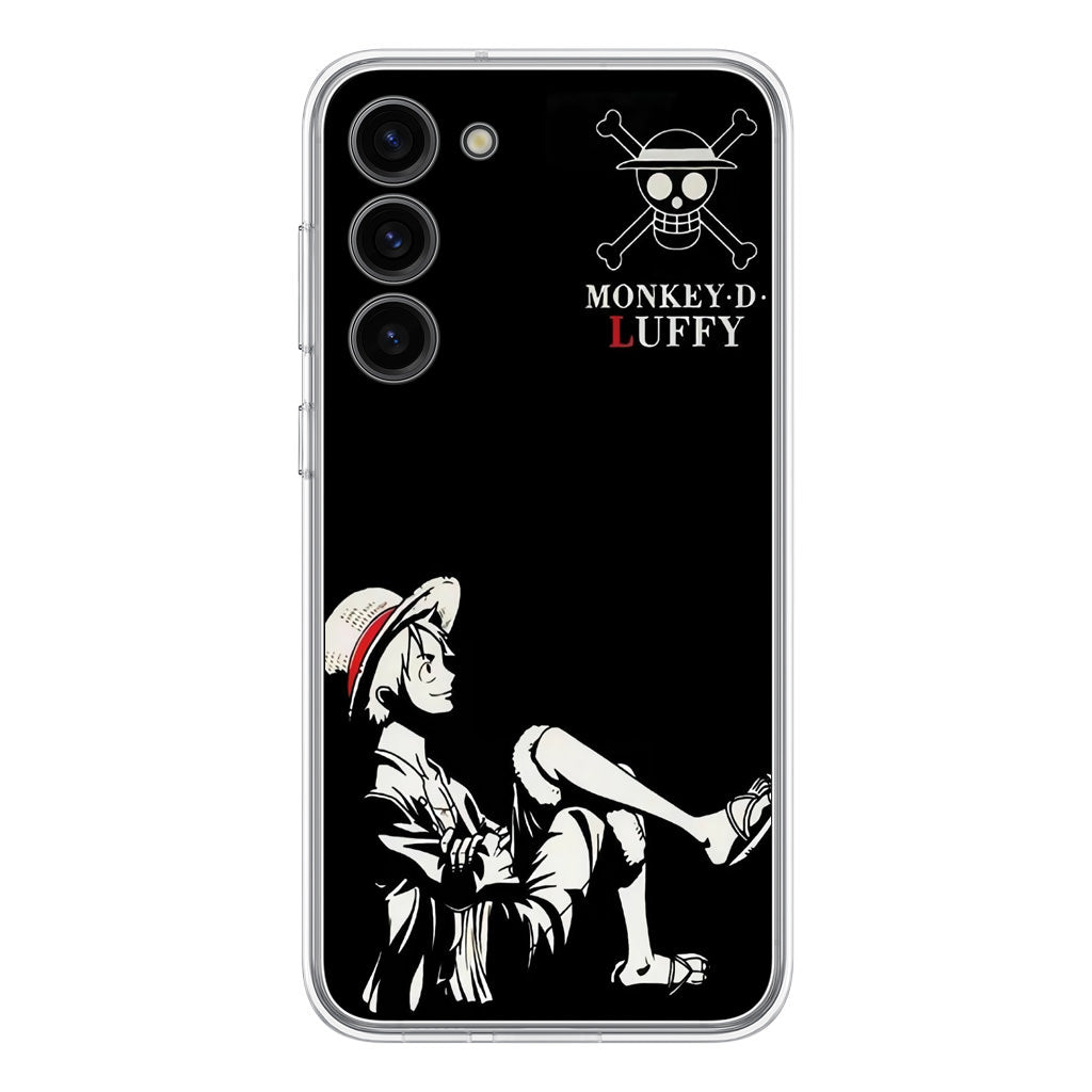 Monkey D Luffy Black And White Samsung Galaxy S23 / S23 Plus Case