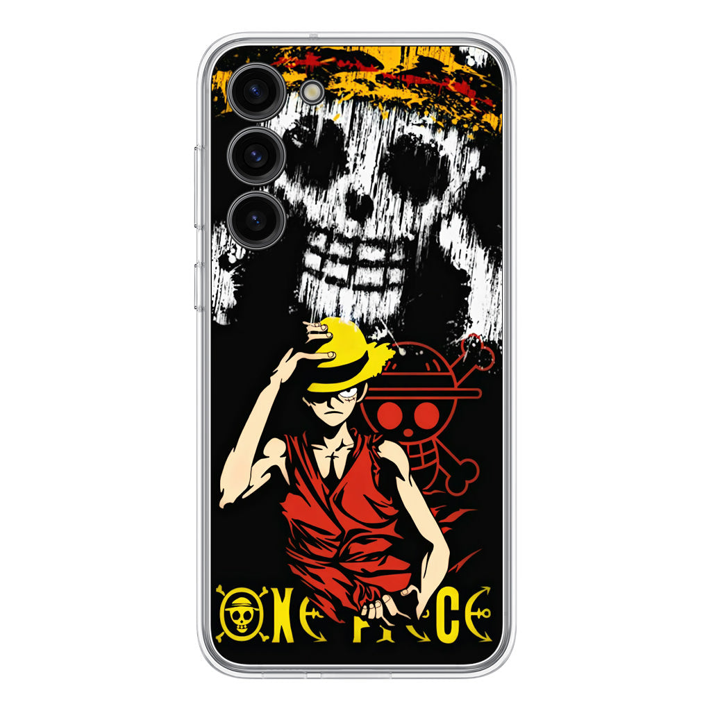 Monkey D Luffy Paint Art Samsung Galaxy S23 / S23 Plus Case