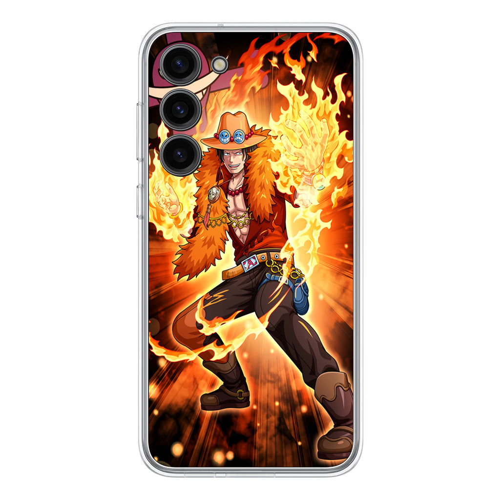 Portgas D Ace Fire Power Samsung Galaxy S23 / S23 Plus Case