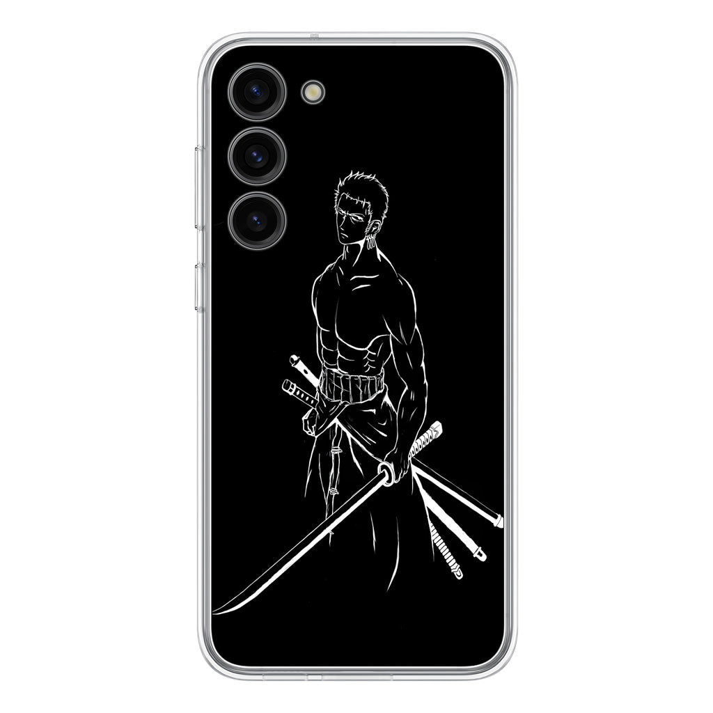 Roronoa Zoro Outlines Samsung Galaxy S23 / S23 Plus Case