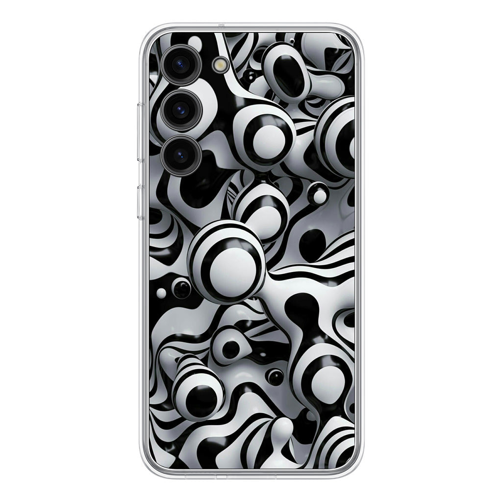 Abstract Art Black White Samsung Galaxy S23 / S23 Plus Case