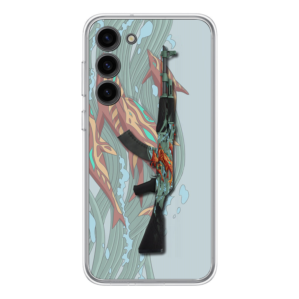 AK-47 Aquamarine Revenge Samsung Galaxy S23 / S23 Plus Case