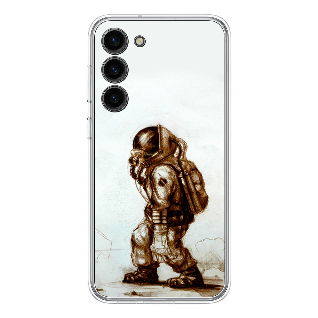 Astronaut Heavy Walk Samsung Galaxy S23 / S23 Plus Case