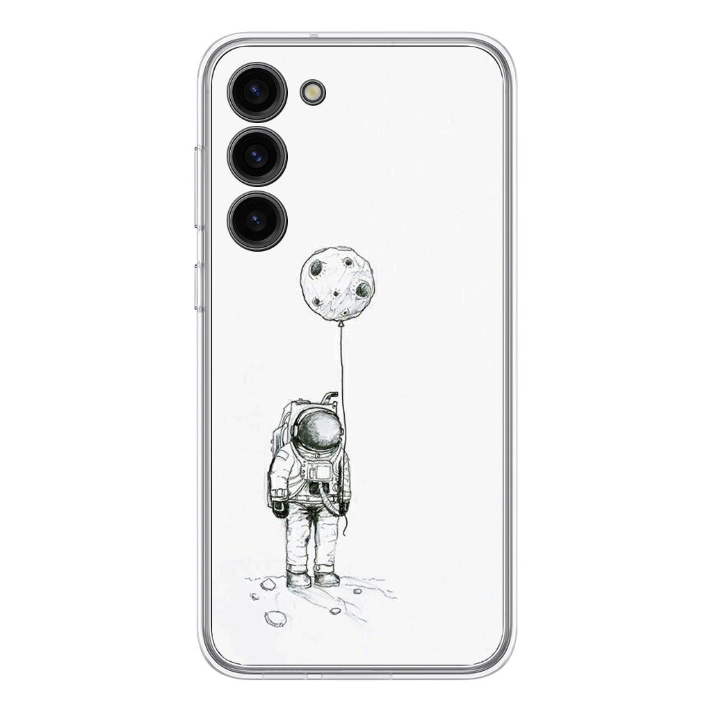 Astronaut Moon Balloon Samsung Galaxy S23 / S23 Plus Case