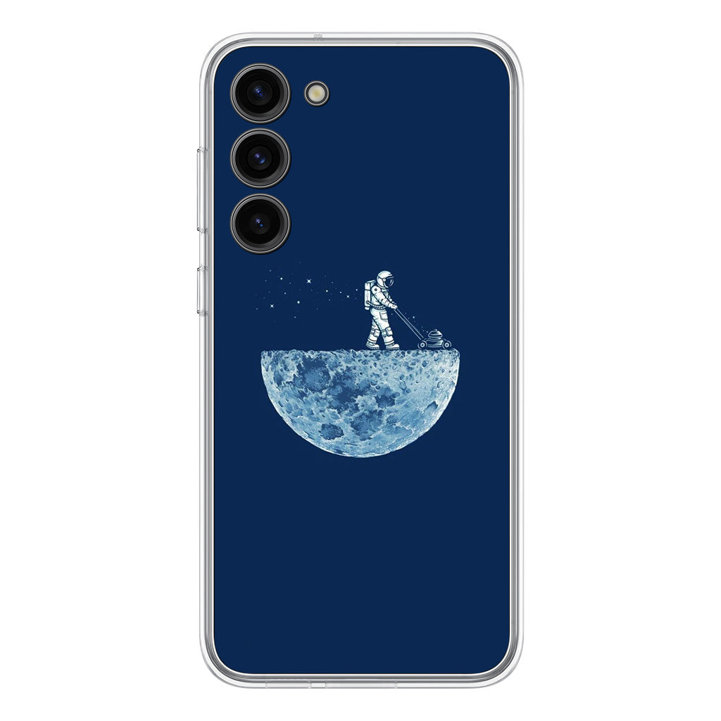 Astronaut Mowing The Moon Samsung Galaxy S23 / S23 Plus Case