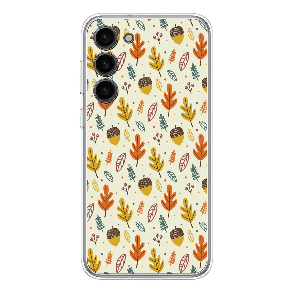 Autumn Things Pattern Samsung Galaxy S23 / S23 Plus Case