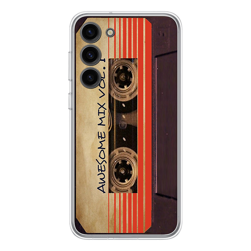 Awesome Mix Vol 1 Cassette Samsung Galaxy S23 / S23 Plus Case