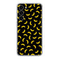 Bananas Fruit Pattern Black Samsung Galaxy S23 / S23 Plus Case