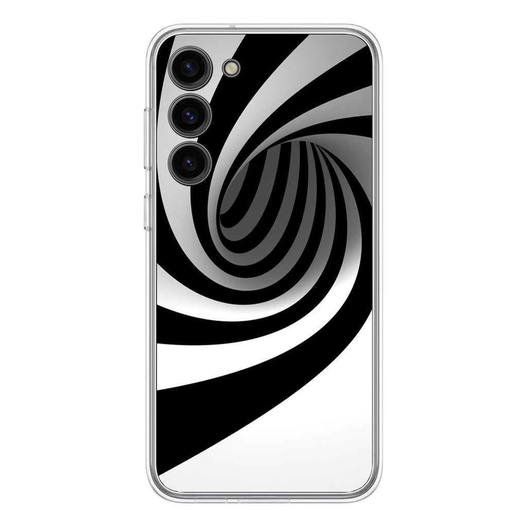 Black and White Twist Samsung Galaxy S23 / S23 Plus Case