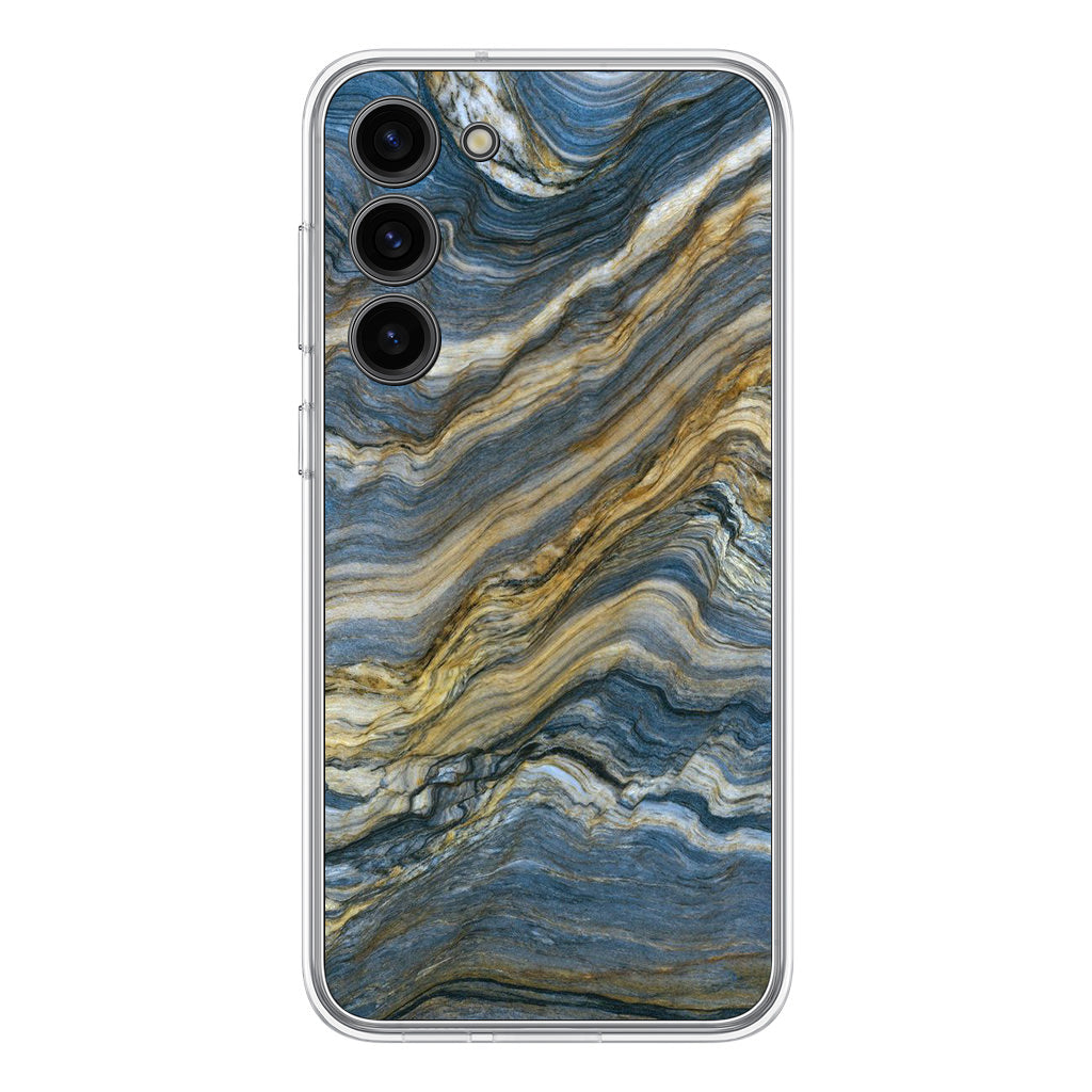 Blue Wave Marble Samsung Galaxy S23 / S23 Plus Case