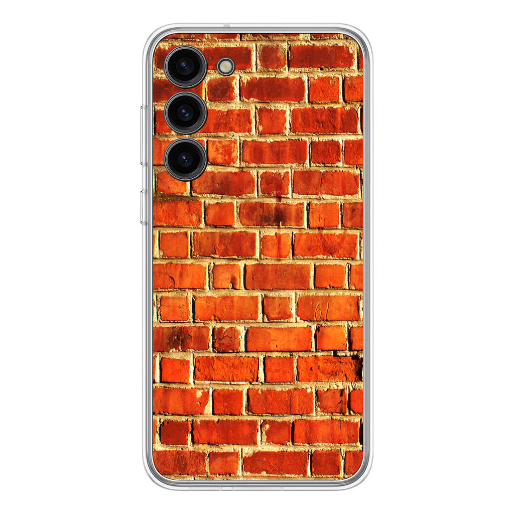 Brick Wall Pattern Samsung Galaxy S23 / S23 Plus Case