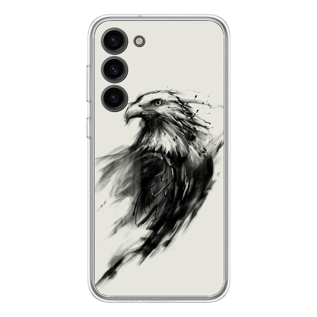 Eagle Art Black Ink Samsung Galaxy S23 / S23 Plus Case