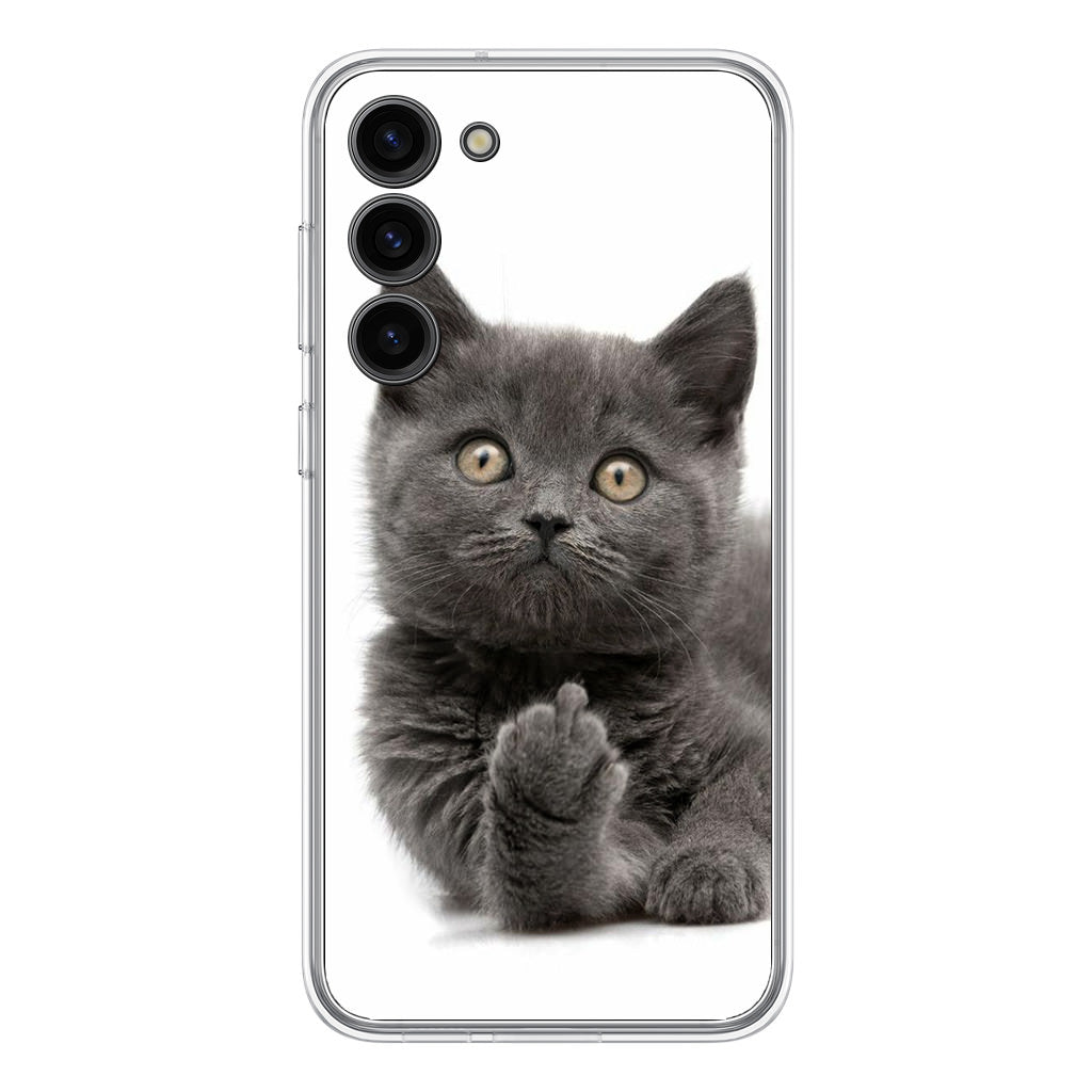 Finger British Shorthair Cat Samsung Galaxy S23 / S23 Plus Case